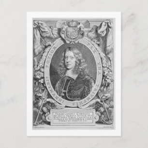 Ferdinand III (1608-57) Erzherzog von Österreich, Postkarte
