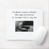 Ferdinand Joseph LaMothe, AKA Jelly Roll Morton Mousepad (Mit Mouse)