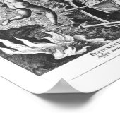 Ferdinand Magellan an Bord seiner Karawelle, 1522 Poster (Ecke)