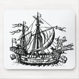 Ferdinand Magellan Boot 'Victoria Mousepad