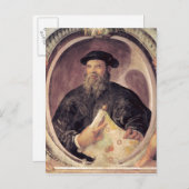 Ferdinand Magellan Postkarte (Vorne/Hinten)