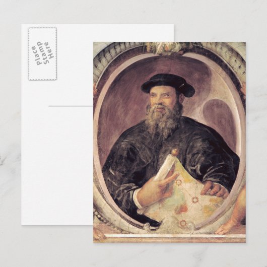 Ferdinand Magellan Postkarte (Vorne/Hinten)