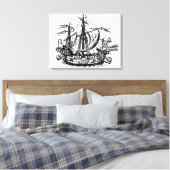 Ferdinand Magellans Schiff "Victoria" Leinwanddruck (Insitu (Schlafzimmer))