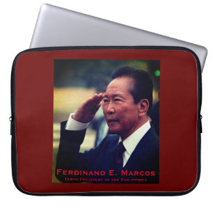 Ferdinand Marcos, zehnter Präsident der Philippine Laptopschutzhülle