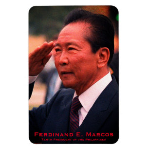Ferdinand Marcos, zehnter Präsident der Philippine Magnet