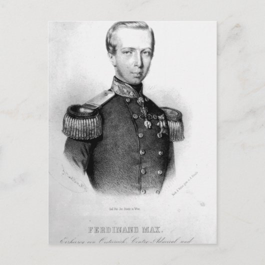 Ferdinand Max Postkarte (Vorderseite)