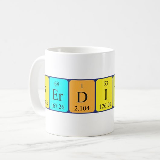 Ferdinand Periodenname Tasse (Vorderseite Links)