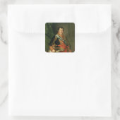 Ferdinand VII 1808-11 Quadratischer Aufkleber (Tasche)