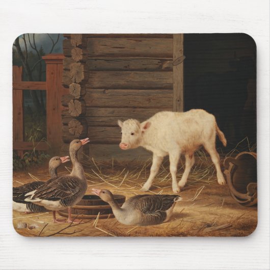 Ferdinand von Wright - Die Überraschung Mousepad (Vorne)