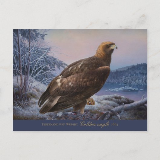 Ferdinand von Wright Golden Adler 1884 CC0314 Postkarte (Vorderseite)