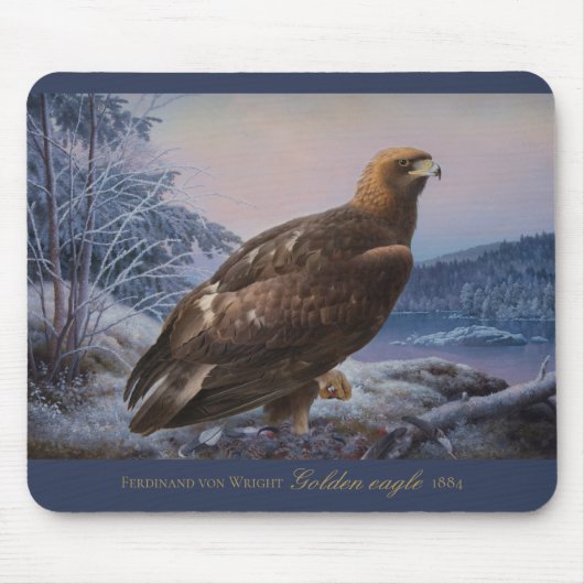 Ferdinand von Wright Golden Adler 1884 Wildlife Mousepad (Vorne)