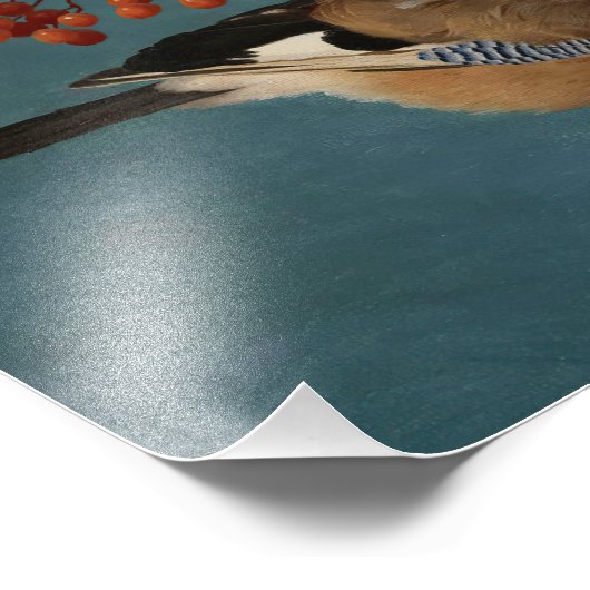 Ferdinand von Wright - Jay Fotodruck (Ecke)