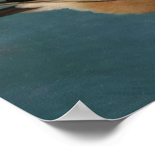 Ferdinand von Wright - Jay Poster (Ecke)