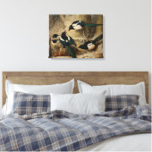 Ferdinand von Wright - Magpies Round a Dead Leinwanddruck (Insitu (Schlafzimmer))