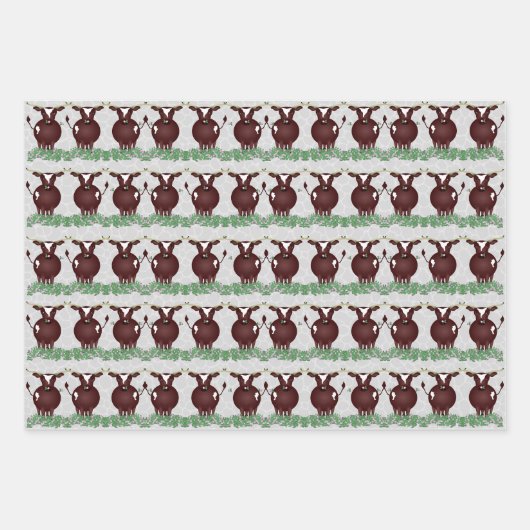 Ferdinand Wrapping Paper Sheets Geschenkpapier Set (Vorderseite 2)