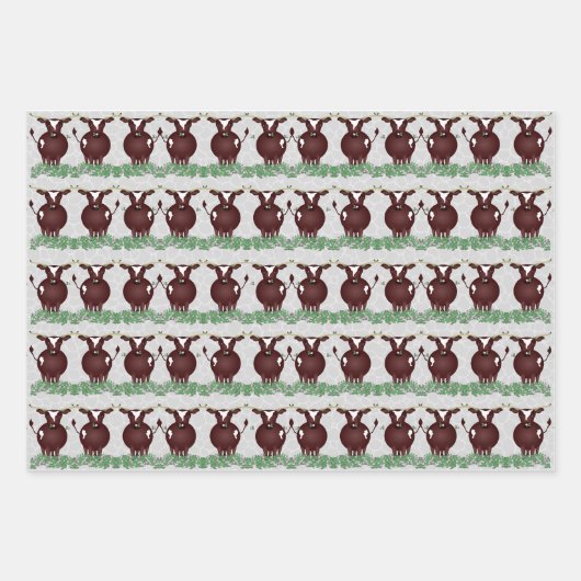 Ferdinand Wrapping Paper Sheets Geschenkpapier Set (Vorderseite)