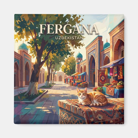 Fergana Usbekistan Magnet (Vorne)