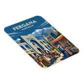 Fergana Usbekistan Magnet (Rechte Seite)