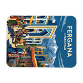 Fergana Usbekistan Magnet (Horizontal)