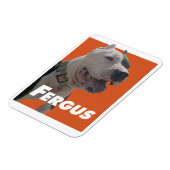 Fergus Der Barbers Dog Magnet (Linke Seite)