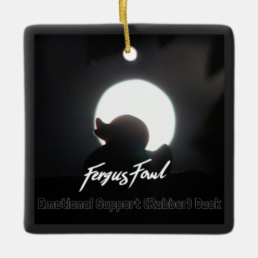 FergusFowl ES(R)D Keramik Ornament (Vorderseite)