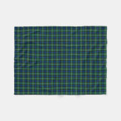 Ferguson Clan Blue, Green und Red Tartan Fleecedecke (Vorderseite (Horizontal))