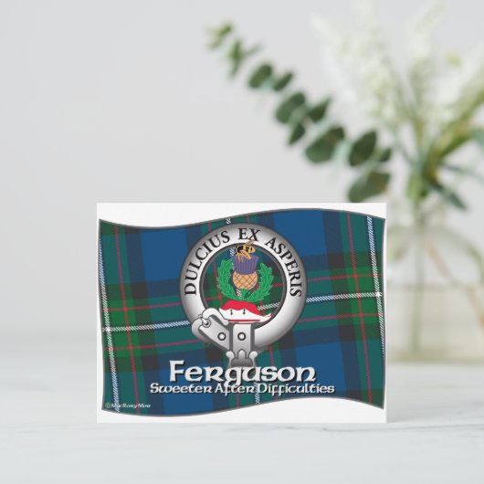 Ferguson Clan Postkarte (Stehend Vorderseite)