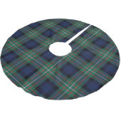 Ferguson Clan Tartan Christmas Tree Skirt, Polyester Weihnachtsbaumdecke (Schrägansicht)