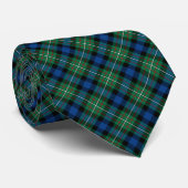 Ferguson Clan Tartan Green, Blue und Red Kariert Krawatte (Gerollt)