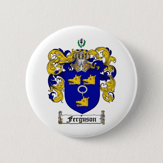 FERGUSON-FAMILIENWAPPEN - FERGUSON-WAPPEN BUTTON (Vorderseite)