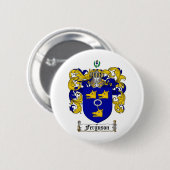 FERGUSON-FAMILIENWAPPEN - FERGUSON-WAPPEN BUTTON (Vorne & Hinten)