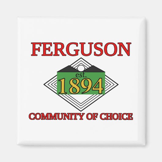 Ferguson-Flagge, Missouri Magnet (Vorne)