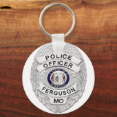 Ferguson Police Abzeichen Schlüsselanhänger (Vorderseite)