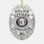 Ferguson-Polizei-Abzeichen Keramikornament (Vorne)