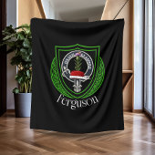 Ferguson schottisches Clan-Wappen Fleecedecke