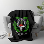 Ferguson schottisches Clan-Wappen Fleecedecke