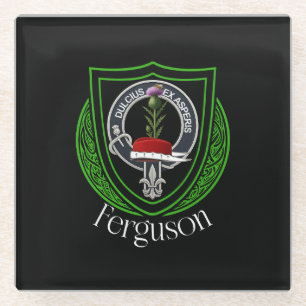 Ferguson schottisches Clan-Wappen Glasuntersetzer