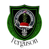 Ferguson Scottish Clan Crest Flachmann