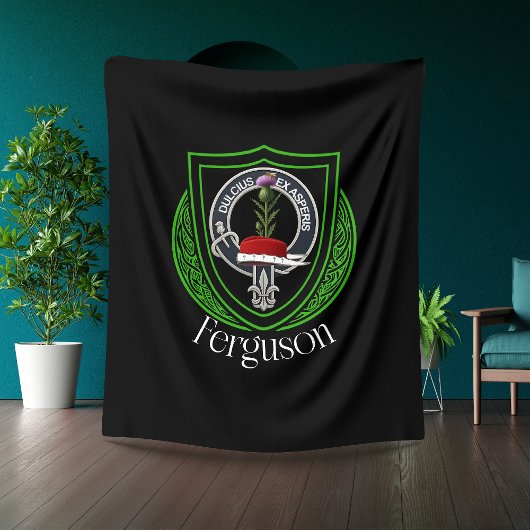 Ferguson Scottish Clan Crest Fleecedecke