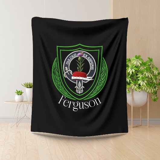 Ferguson Scottish Clan Crest Fleecedecke
