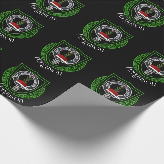 Ferguson Scottish Clan Crest  Geschenkpapier (Ecke)