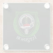 Ferguson Scottish Clan Crest Glasuntersetzer (Rückseite)