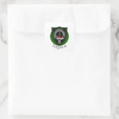 Ferguson Scottish Clan Crest Quadratischer Aufkleber (Tasche)