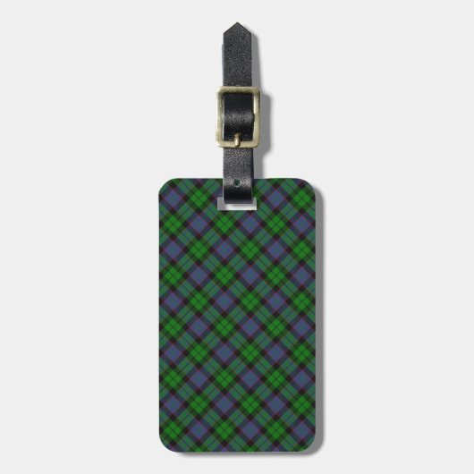 Ferguson Scottish Clan Tartan Design Gepäckanhänger (Vorderseite vertikal)