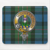 Ferguson Tartan & Abzeichen Mousepad (Vorne)