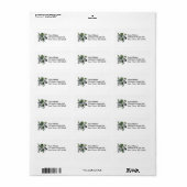 Ferguson Tartan Lion Adressaufkleber (Vorne)