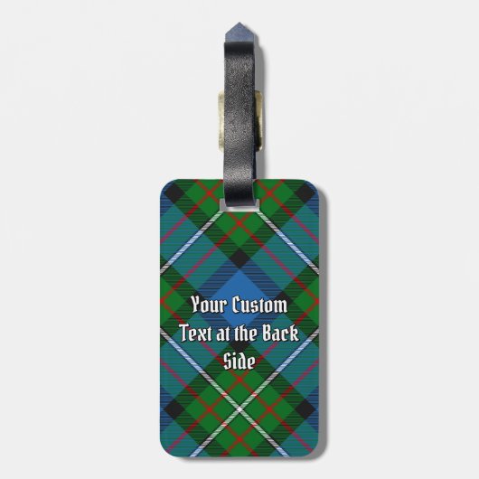 Ferguson Tartan Luggage Tag Gepäckanhänger (Rückseite vertikal)