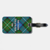 Ferguson Tartan Luggage Tag Gepäckanhänger (Rückseite horizontal)