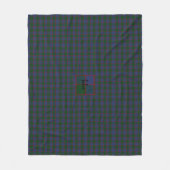 FERGUSON TARTAN Muster Monogram BLANKET F Fleecedecke (Vorderseite)