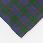 FERGUSON TARTAN Muster Monogram BLANKET F Fleecedecke (Ecke)